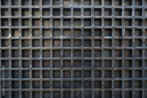 The Enigmatic Patterns of a Metal Grate