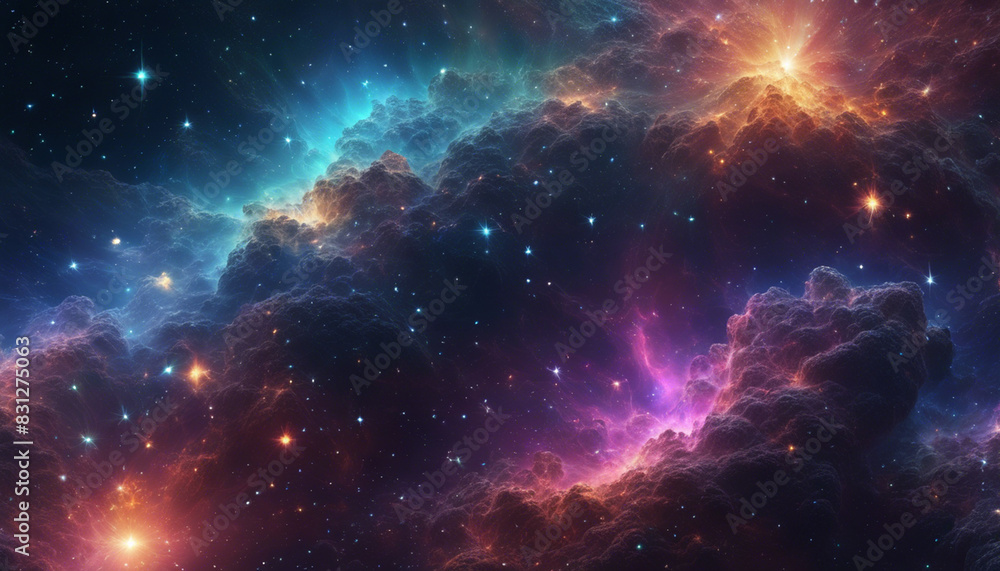 Fototapeta premium space nebula space