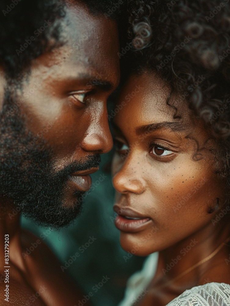 Create an image of an African American couples who stay together forever Create an image of an African American couples who stay together forever