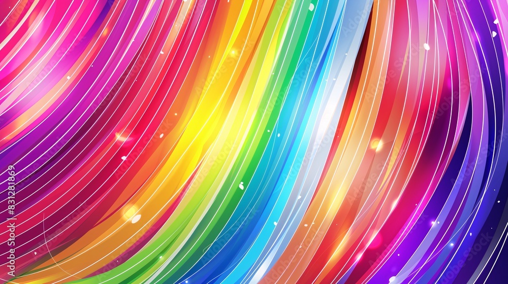 Colorful abstract waves blend seamlessly in a vibrant spectrum, showcasing a dynamic and lively design perfect for creative projects. Colorful abstract waves blend seamlessly in a vibrant spectrum, showcasing a dynamic and lively design perfect for creative projects.