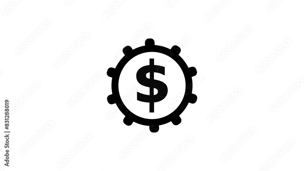 Abstract beautiful dollar icon concept background illustration. Abstract beautiful dollar icon concept background illustration.