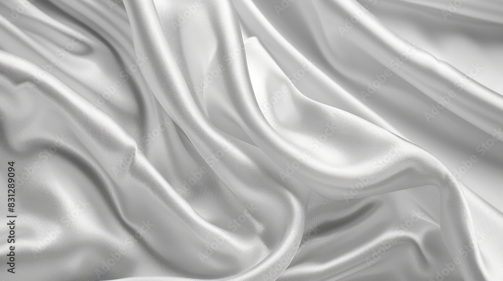 A white gray satin texture background with soft, silky patterns and a beautiful blur, perfect for an elegant and natural look A white gray satin texture background with soft, silky patterns and a beautiful blur, perfect for an elegant and natural look