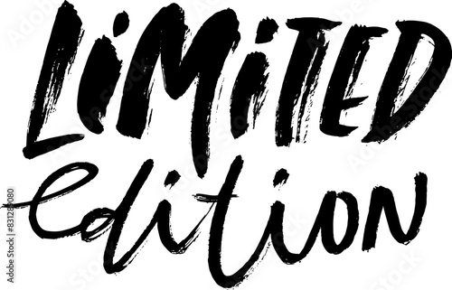 Limited Edition Modern Lettering Design.