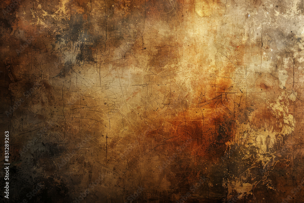 Obraz premium Decaying Beauty: A Rusty Symphony