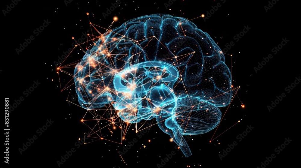 An image of a brain with a network of pathways, representing the complexity of thought. An image of a brain with a network of pathways, representing the complexity of thought.
