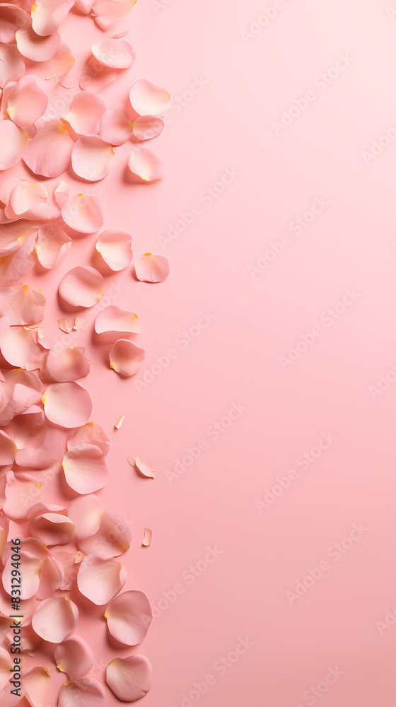 rose petals decoration