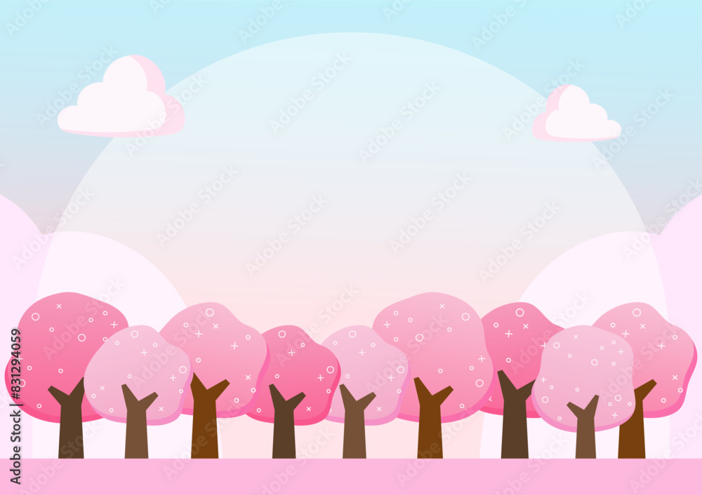 spring pink forest background 2 spring pink forest background 2