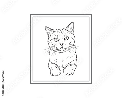 cat with background