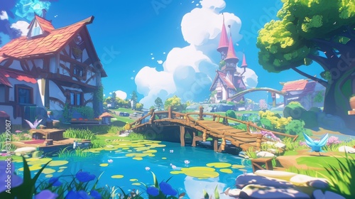 Immerse yourself in a vibrant world where charming cartoon elements collide with beautifully crafted game designs creating a unique blend of nature assets that will make you feel right at ho