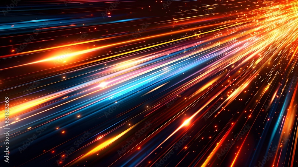 Glowing Trails of Luminous Energy in a Dynamic Cosmic Landscape Glowing Trails of Luminous Energy in a Dynamic Cosmic Landscape
