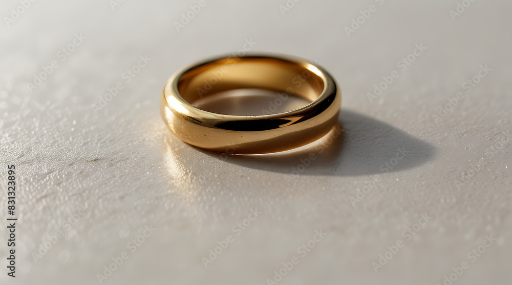 A close-up macro shot of two golden rings in a white isolated background with copy space
A close-up macro shot of two golden rings in a white isolated background with copy space
