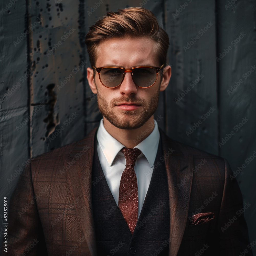 Portrait of a young stylish man Portrait of a young stylish man