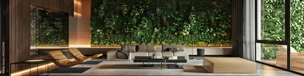 modern minimalist living room with an eco-friendly approach modern minimalist living room with an eco-friendly approach