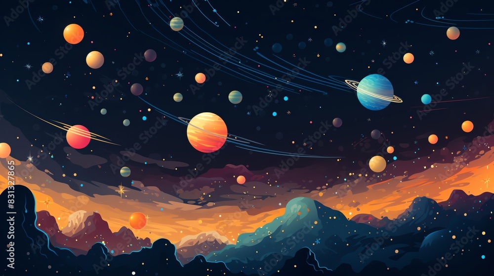The universe is a vast and mysterious place The universe is a vast and mysterious place