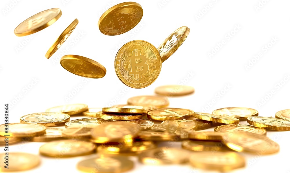 Professional PNG image of gleaming coins suspended in mid-air, suitable for illustrating financial concepts. Professional PNG image of gleaming coins suspended in mid-air, suitable for illustrating financial concepts.