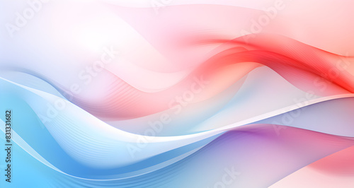 Abstract background with colorful waves, Vibrant Abstract Background with Colorful Waves