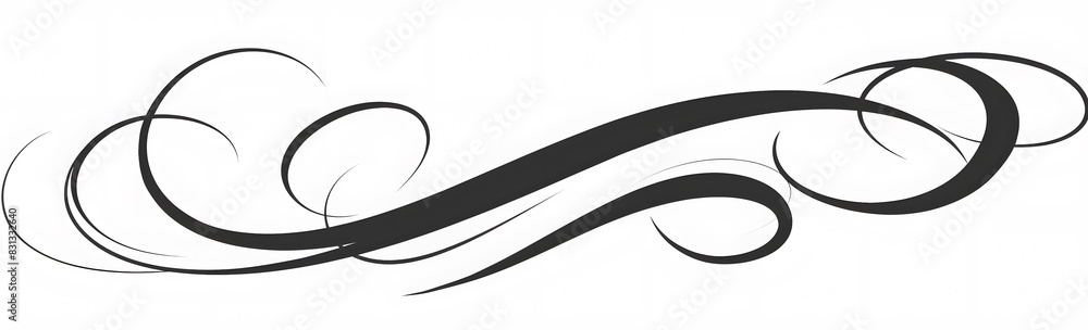 Underlined calligraphy sign with expressive hand-drawn strokes. Underlined calligraphy sign with expressive hand-drawn strokes.