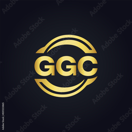 G G C, G G C design, G G C letter, G G C logo, GGC, GGC letter, GGC logo, GGC monogram, golden latter logo, GGC gold logo, icon, identity, industry, initial, letter, line, linked, logo, logos, logotyp