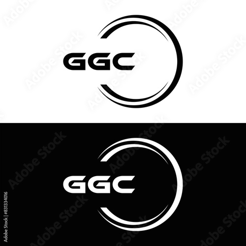 G G C, G G C design, G G C letter, G G C logo, GGC, GGC letter, GGC logo, GGC monogram, golden latter logo, GGC gold logo, icon, identity, industry, initial, letter, line, linked, logo, logos, logotyp