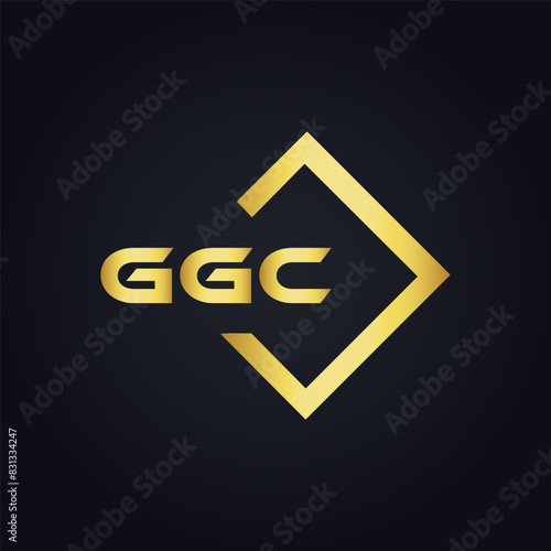 G G C, G G C design, G G C letter, G G C logo, GGC, GGC letter, GGC logo, GGC monogram, golden latter logo, GGC gold logo, icon, identity, industry, initial, letter, line, linked, logo, logos, logotyp