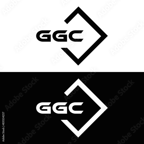 G G C, G G C design, G G C letter, G G C logo, GGC, GGC letter, GGC logo, GGC monogram, golden latter logo, GGC gold logo, icon, identity, industry, initial, letter, line, linked, logo, logos, logotyp