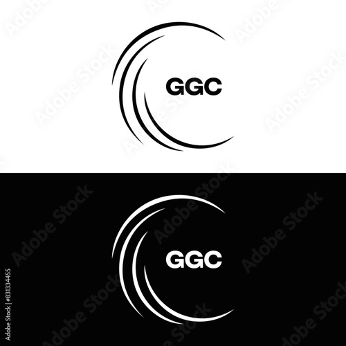 G G C, G G C design, G G C letter, G G C logo, GGC, GGC letter, GGC logo, GGC monogram, golden latter logo, GGC gold logo, icon, identity, industry, initial, letter, line, linked, logo, logos, logotyp