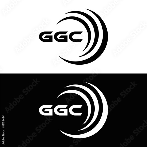G G C, G G C design, G G C letter, G G C logo, GGC, GGC letter, GGC logo, GGC monogram, golden latter logo, GGC gold logo, icon, identity, industry, initial, letter, line, linked, logo, logos, logotyp