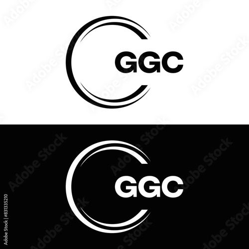 G G C, G G C design, G G C letter, G G C logo, GGC, GGC letter, GGC logo, GGC monogram, golden latter logo, GGC gold logo, icon, identity, industry, initial, letter, line, linked, logo, logos, logotyp