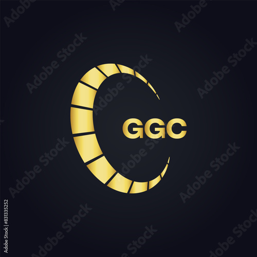 G G C, G G C design, G G C letter, G G C logo, GGC, GGC letter, GGC logo, GGC monogram, golden latter logo, GGC gold logo, icon, identity, industry, initial, letter, line, linked, logo, logos, logotyp photo