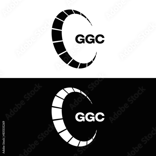 G G C, G G C design, G G C letter, G G C logo, GGC, GGC letter, GGC logo, GGC monogram, golden latter logo, GGC gold logo, icon, identity, industry, initial, letter, line, linked, logo, logos, logotyp