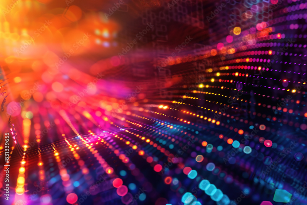 Colorful abstract background with bright lights Colorful abstract background with bright lights