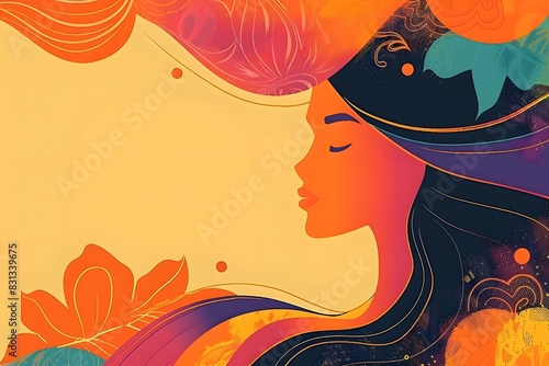  - Abstract artwork showcasing the richness of AAPI culture., Colorful background design in honor of AAPI Heritage Month.