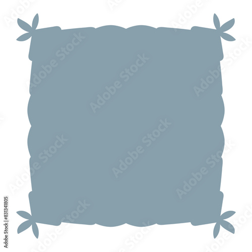 Elegant and realistic frame and hand drawn leaves, design template in line style. Vector background for wedding invitations, greeting cards, social media stories, labels, corporate identities