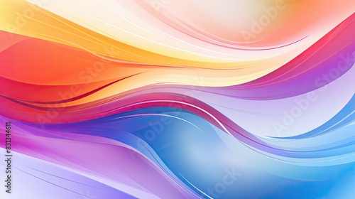 Abstract wavy background with swirling vortex shapes in vibrant colors