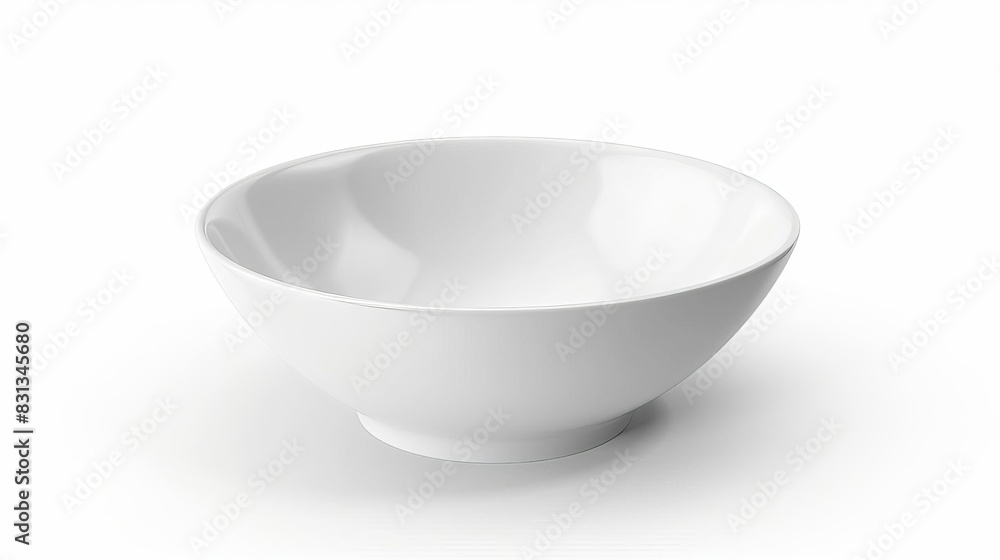 hyperrealistic empty ceramic bowl isolated on white background png file hyperrealistic empty ceramic bowl isolated on white background png file