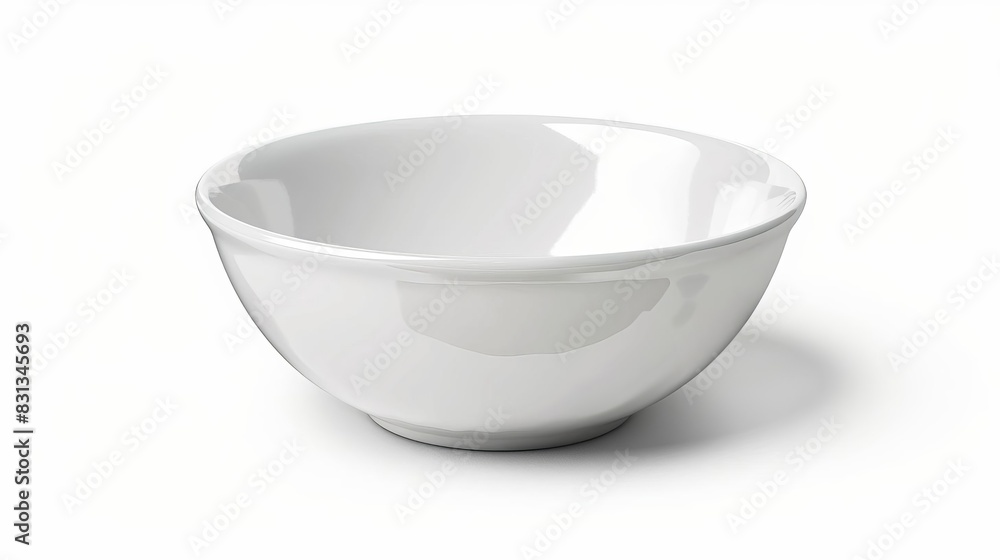 hyperrealistic empty ceramic bowl isolated on white background png file hyperrealistic empty ceramic bowl isolated on white background png file