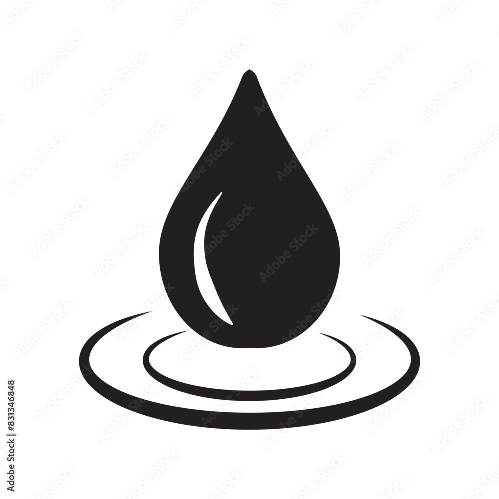 water drop icon vector for web, computer and mobile app. Fresh rain water droplet water drop icon vector for web, computer and mobile app. Fresh rain water droplet