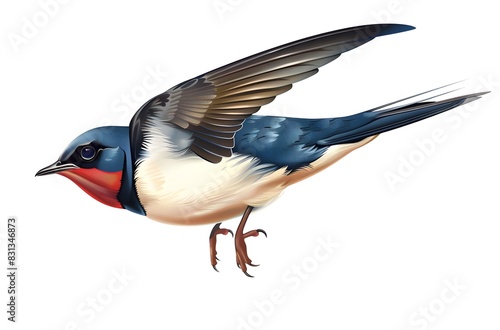 A high-resolution PNG image of a swallow, capturing the detail of its beak.