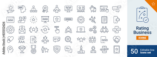 Rating icons Pixel perfect. Team ,star ,web, ...	
