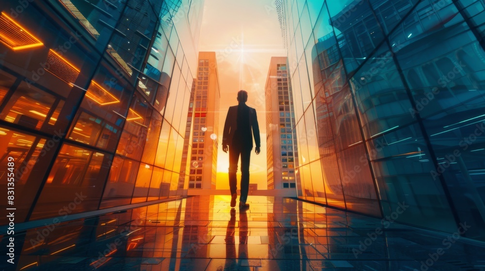 Businessmen concept illustration. Ai generated Businessmen concept illustration. Ai generated