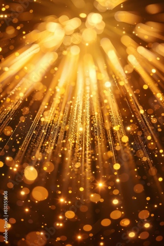 A stunning visual representation of a divine golden glow.