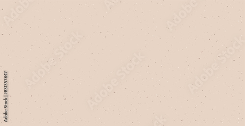 Seamless light beige grunge with grain noise rustic background. Vintage ecru natural paper with flecks, particles, dots, speckles, specks. Minimalist simple organic wallpaper vector illustration