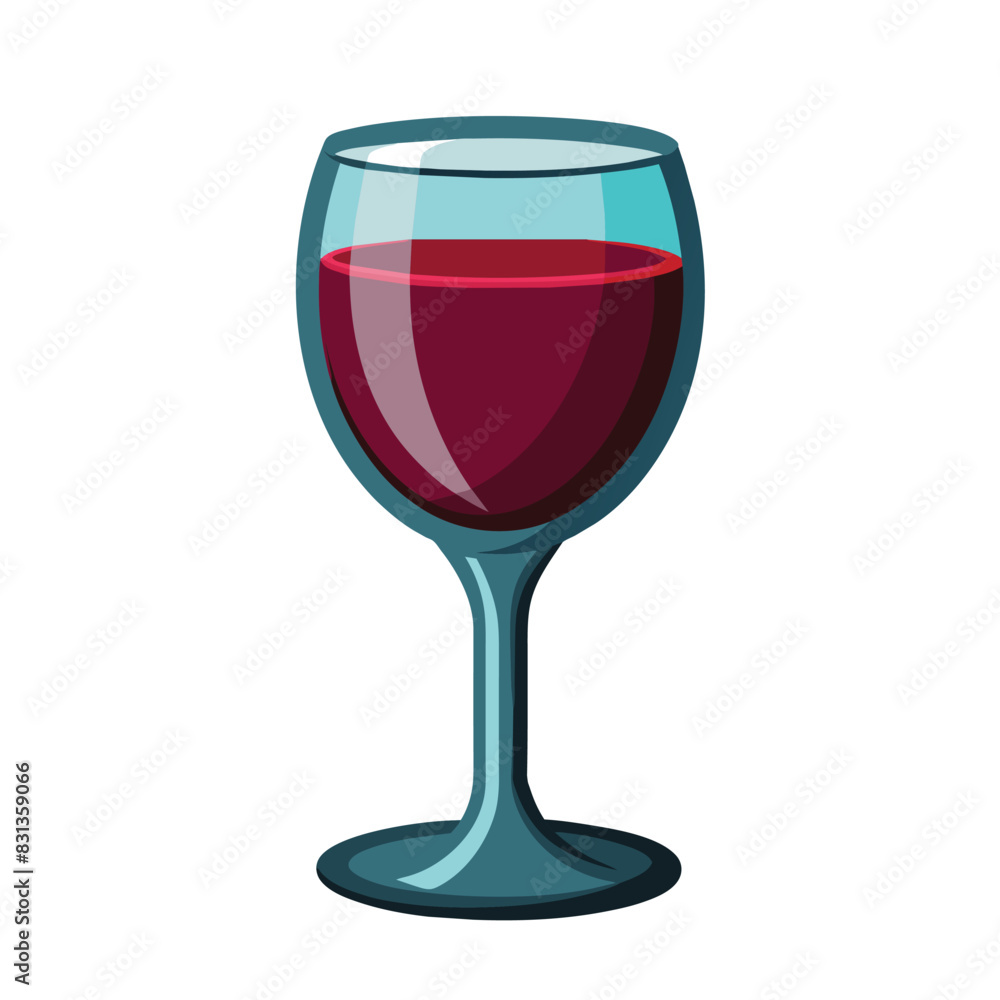 glass goblet with wine isolated on white background glass goblet with wine isolated on white background
