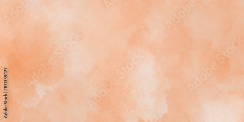 Beautiful and grainy abstract watercolor background,watercolor background for textures background,Abstract orange watercolor illustration banner, wallpaper