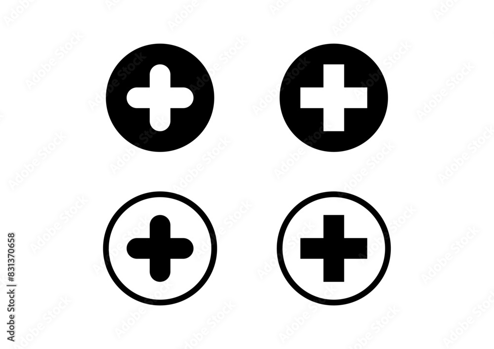 Medical cross, plus, add icon, social media plus insert button. Medical cross, plus, add icon, social media plus insert button.