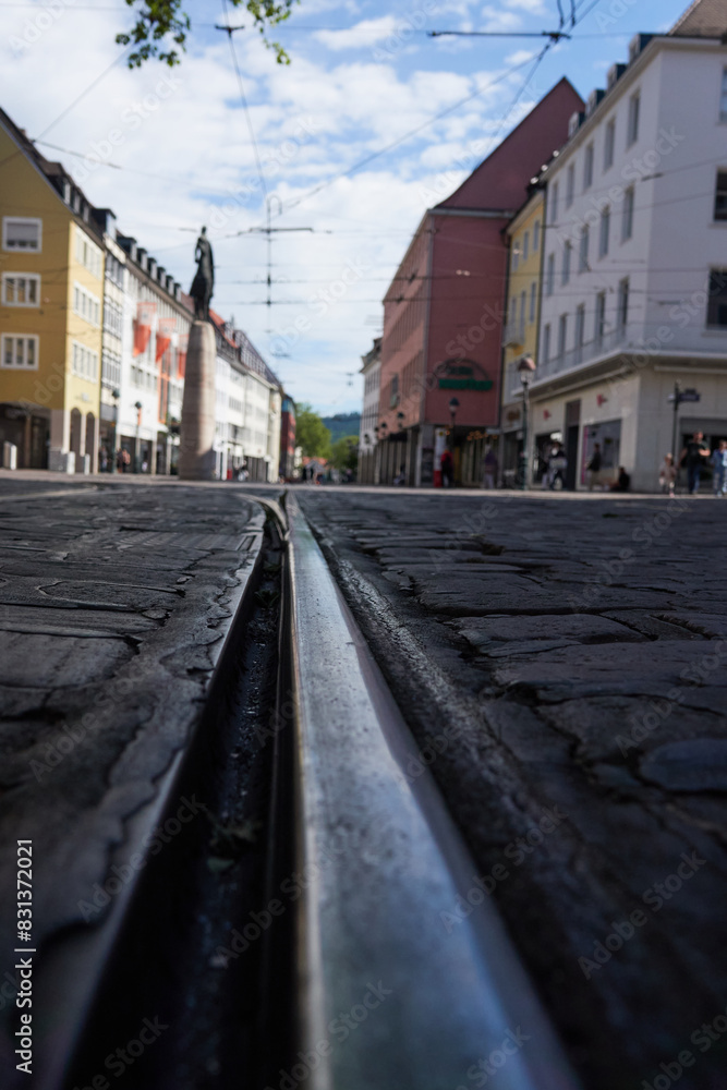 Fototapeta premium Freiburg im Breisgau Old town in Spring