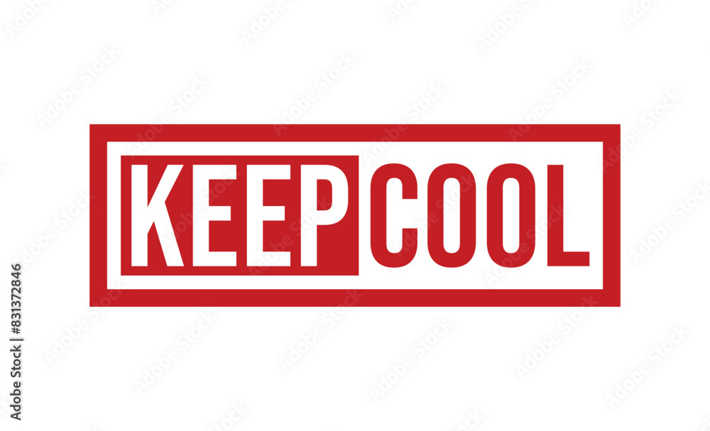 Keep Cool Red rubber stamp on white background. Keep Cool stamp sign. Keep Cool stamp. Keep Cool Red rubber stamp on white background. Keep Cool stamp sign. Keep Cool stamp.