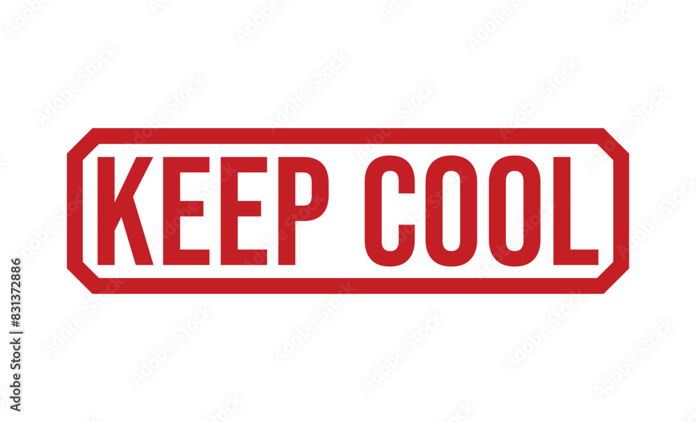 Keep Cool Red rubber stamp on white background. Keep Cool stamp sign. Keep Cool stamp. Keep Cool Red rubber stamp on white background. Keep Cool stamp sign. Keep Cool stamp.