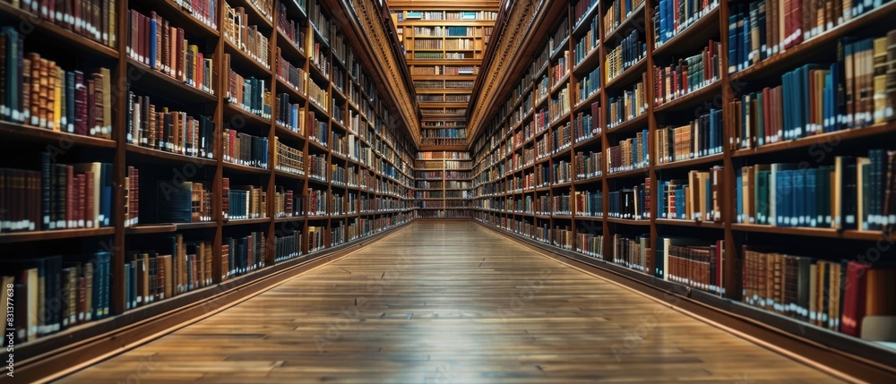 In a library at midnight, the aisles stand silently, beckoning for whispered secrets and untold stories to adorn their empty shelves. In a library at midnight, the aisles stand silently, beckoning for whispered secrets and untold stories to adorn their empty shelves.
