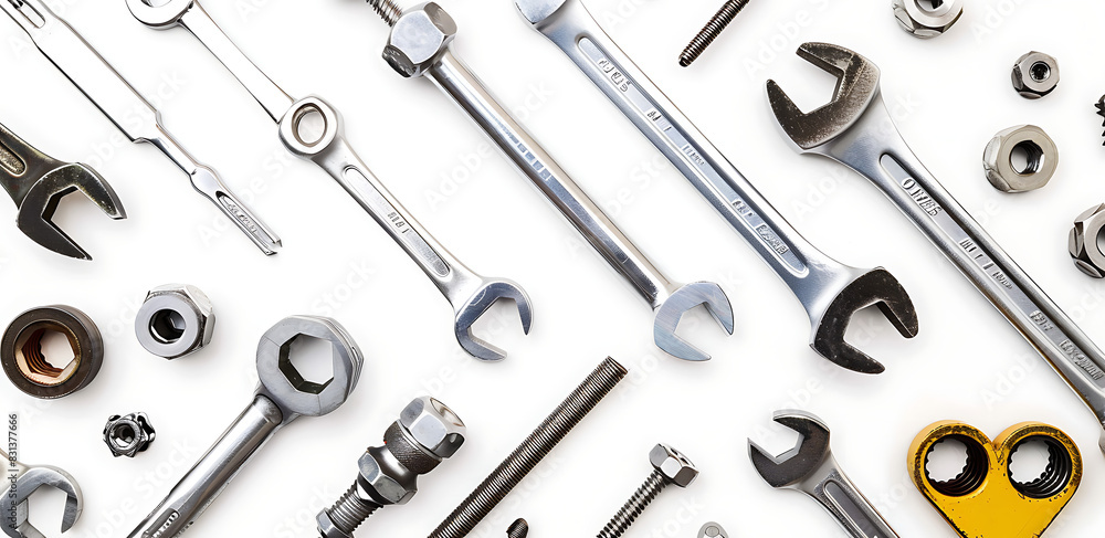 Papa Tools on white background for fathers day Papa Tools on white background for fathers day